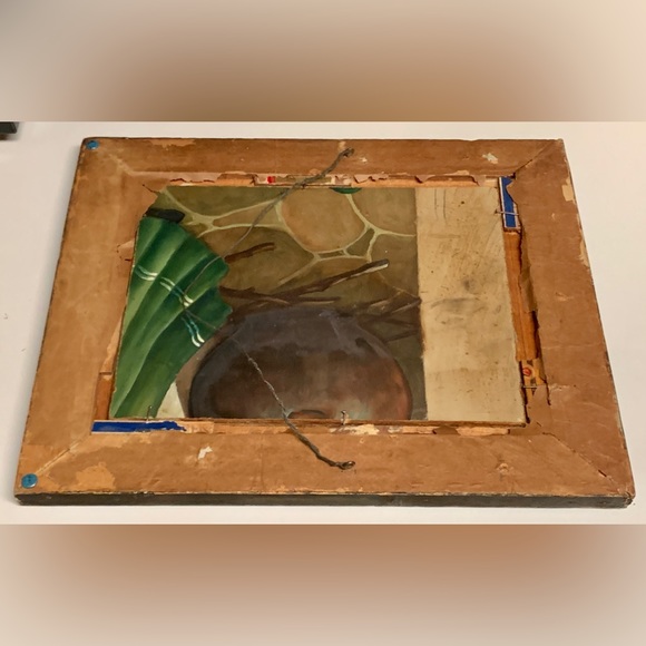 1937 Vintage Paul Janert Artist Signed Framed Oil Painting of Young Boy - Picture 5 of 16